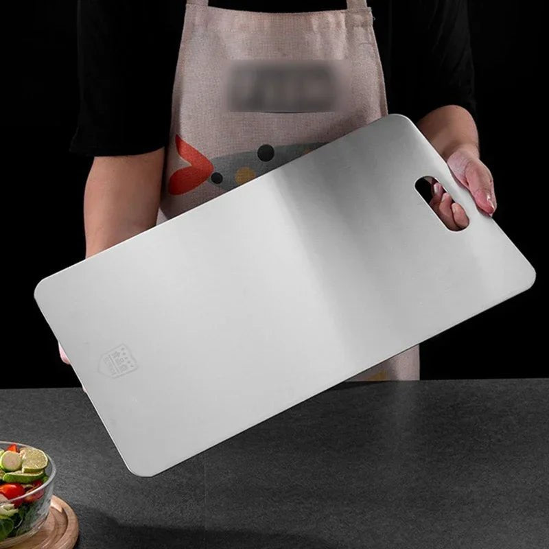Chef-Grade Steel Cutting Board