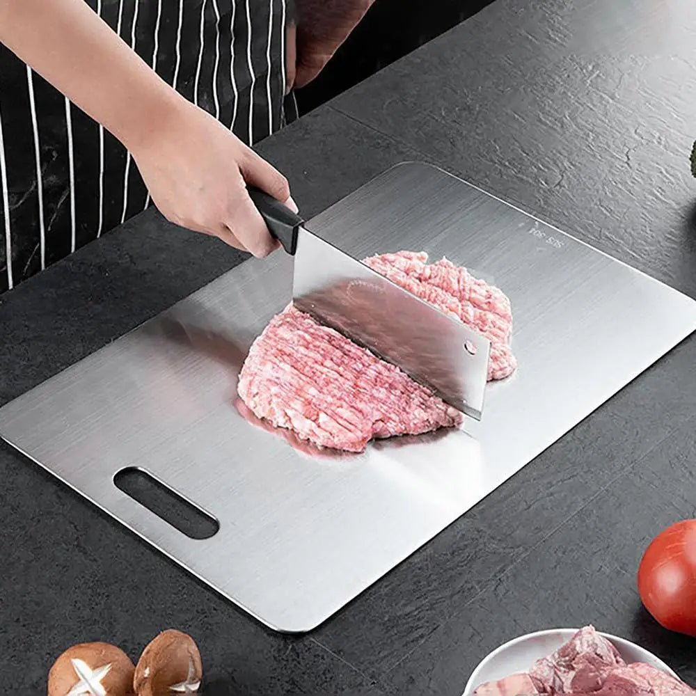 Chef-Grade Steel Cutting Board