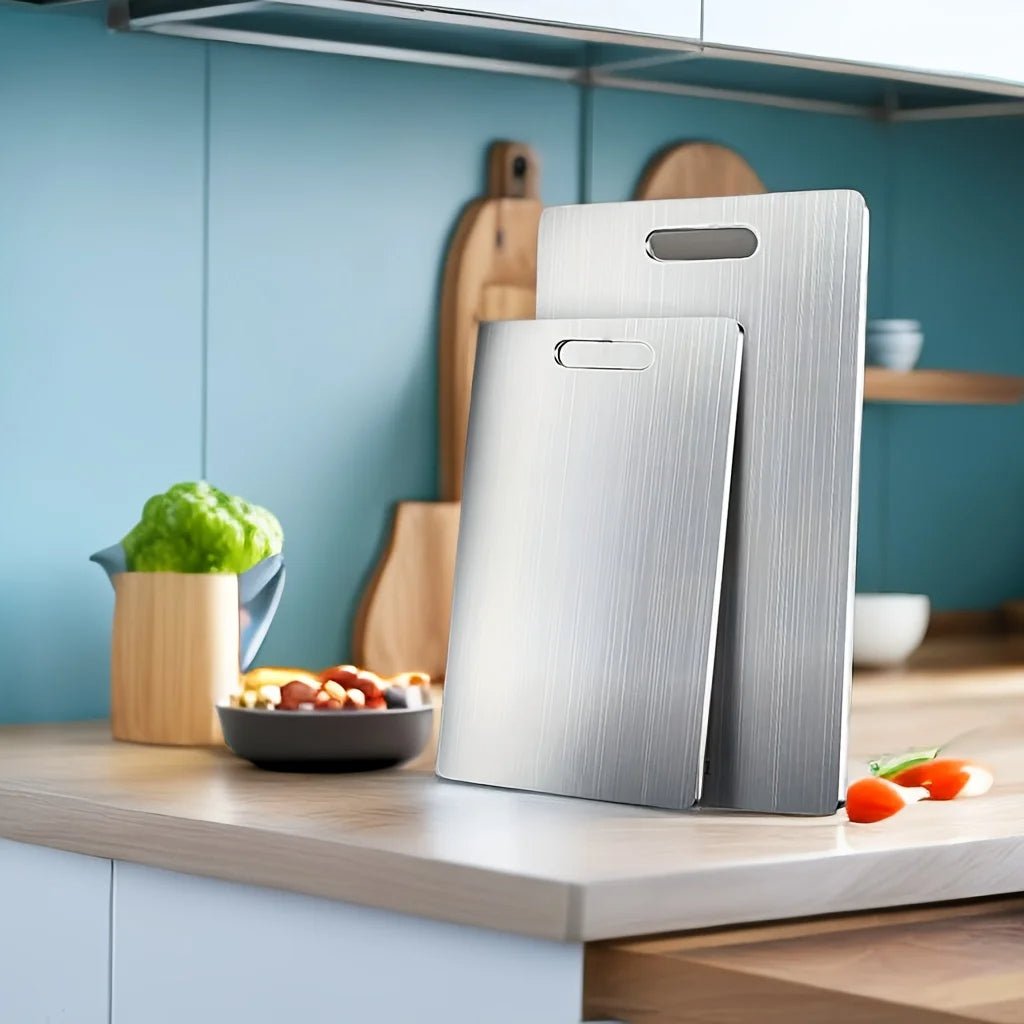 Chef-Grade Steel Cutting Board