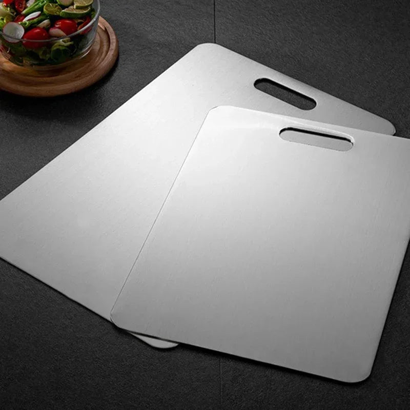 Chef-Grade Steel Cutting Board
