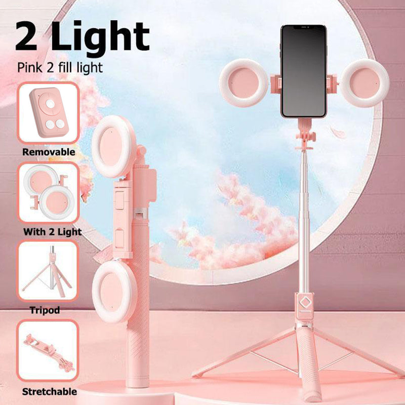 GlowShot™ Selfie Stick with Light